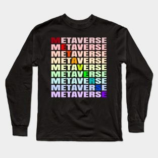 Metaverse Rainbow Long Sleeve T-Shirt